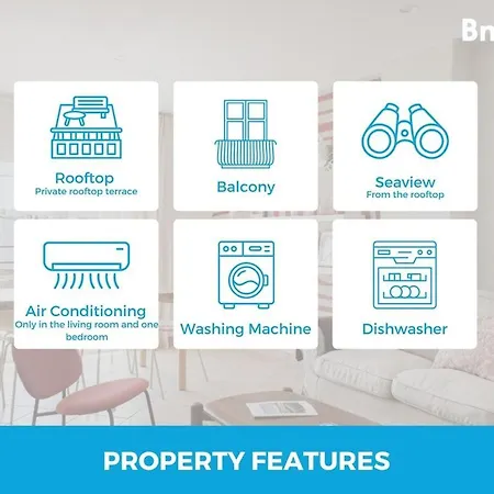 Sunny Rooftop 3br Apartament